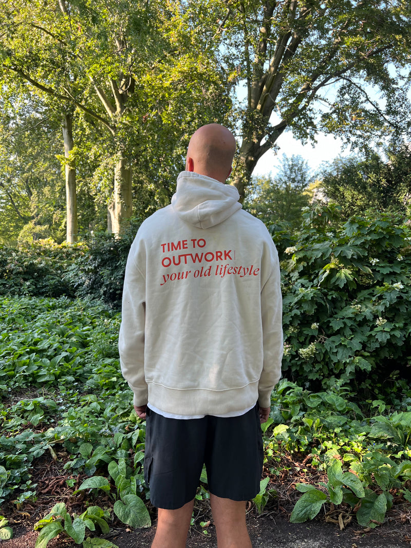 OUTWORK hoodie - off-white