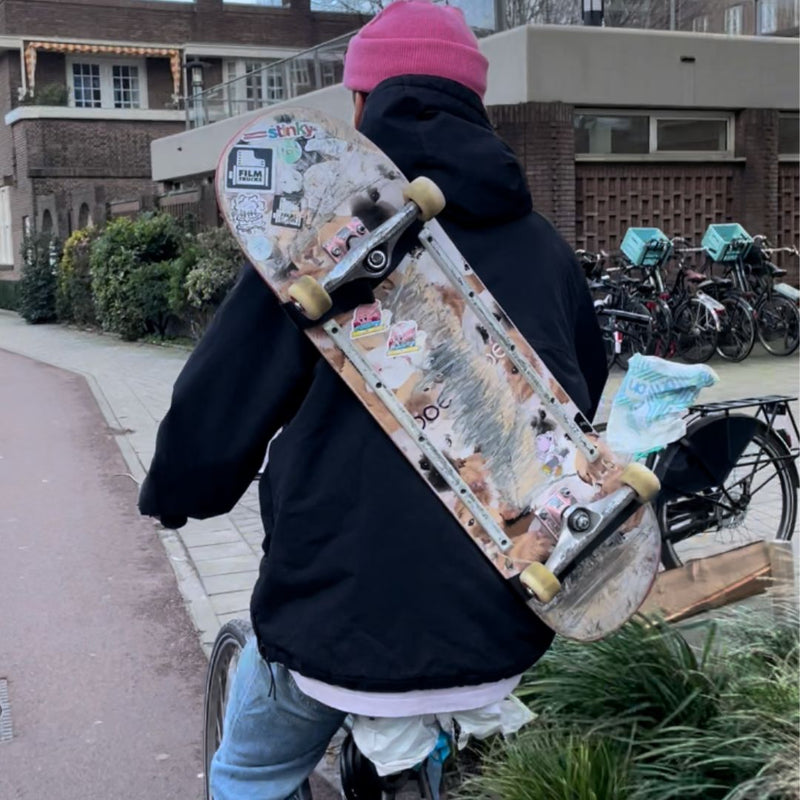 Skateboard carry fanny pack