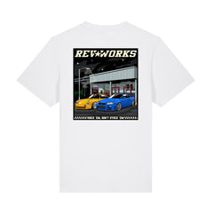 RevWorks T-shirt "Porsche & Skyline"