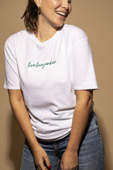 "Live Love Janken" wit t-shirt