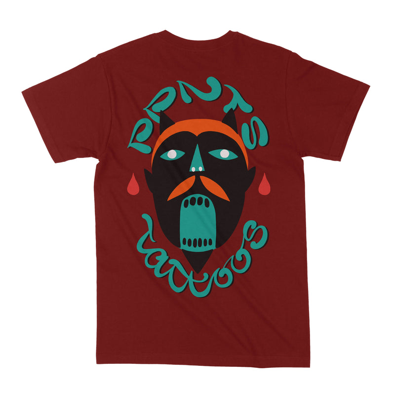 "PPNTS ‘21 DEVIL" T-shirt Maroon