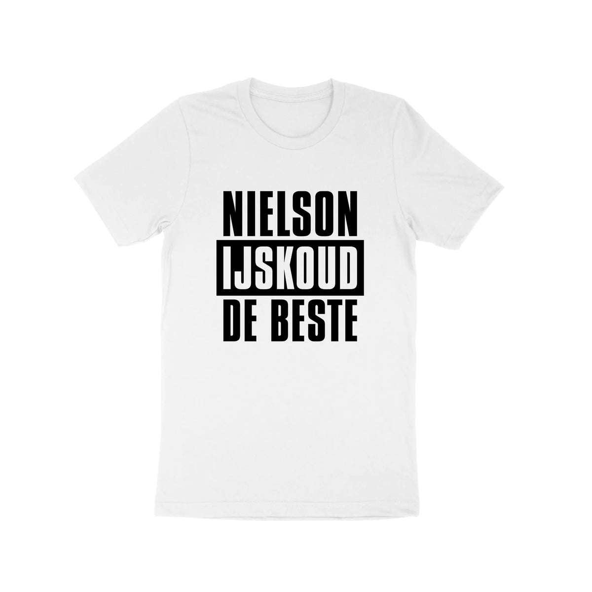 Nielson “Ijskoud De Beste” t-shirt in white